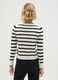 Multicolour Striped Mixed Fabric Cardigan - Regular Fit_3