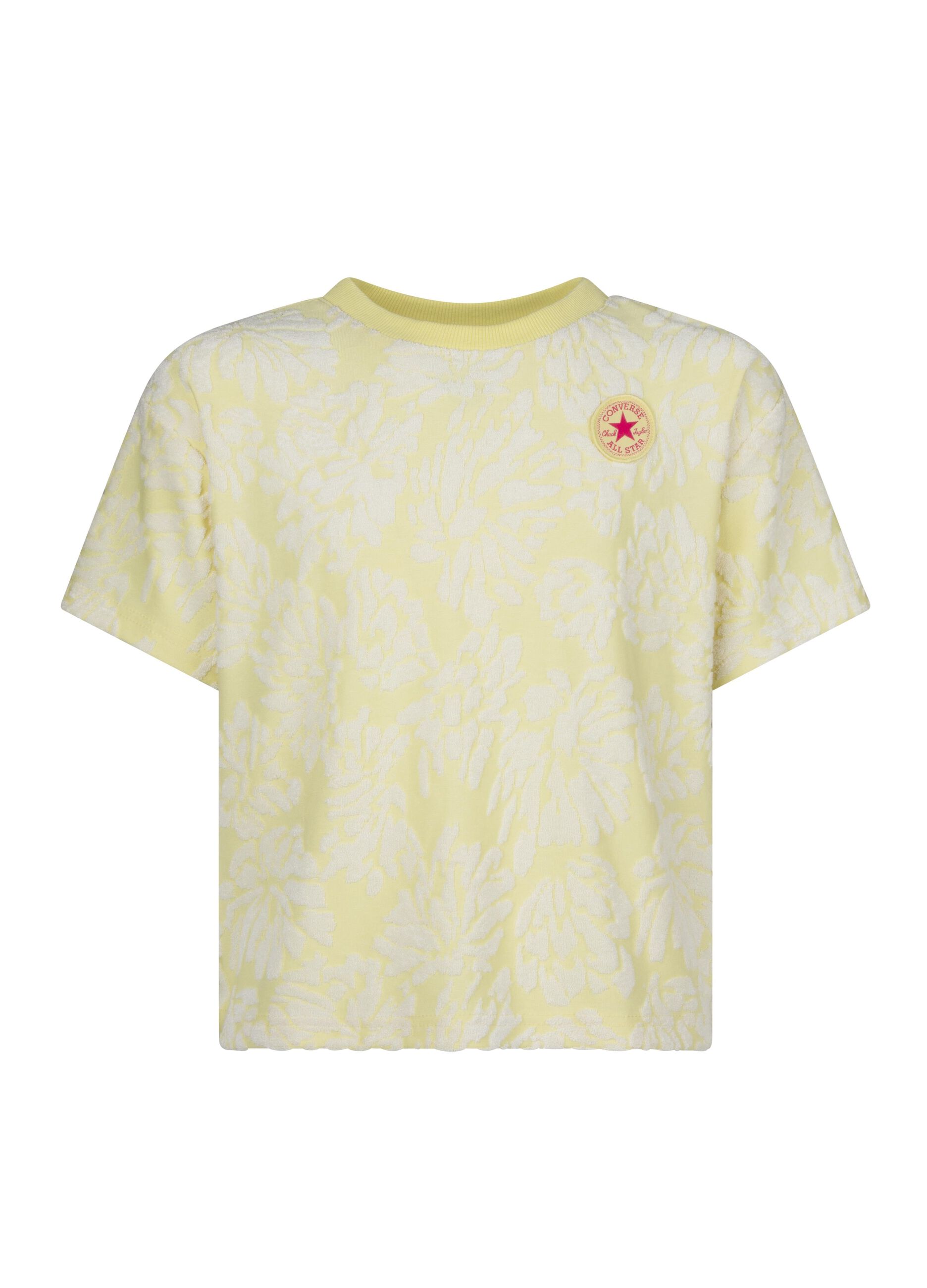 Jacquard crop T-shirt with Chuck Patch logo