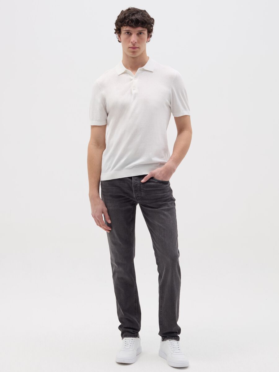 Slim-fit jeans with five pockets_0