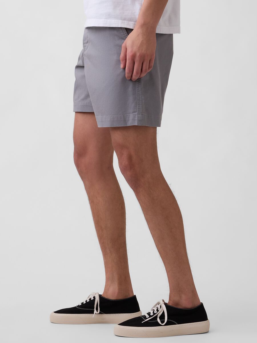 Stretch cotton shorts_3