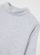 Grey long sleeve toddler shirt in pure cotton regular fit_3