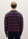 Multicolour Stripe Regular Fit Sweater_2