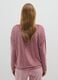 Pink stretch fabric sweatshirt_2