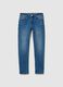 Boys' slim fit blue stretch cotton jeans_0