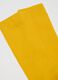Yellow Midi Cotton Blend Socks_1