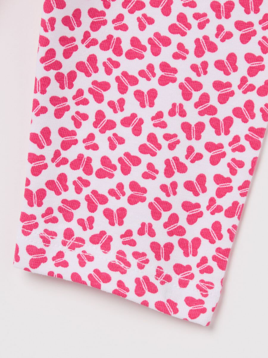 Printed stretch cotton leggings_3