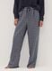 Multicolour check organic cotton pyjama trousers_1