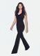 Body nero in tessuto elasticizzato con strass fitted_1