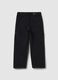 Black children's jeans in cotton blend_1