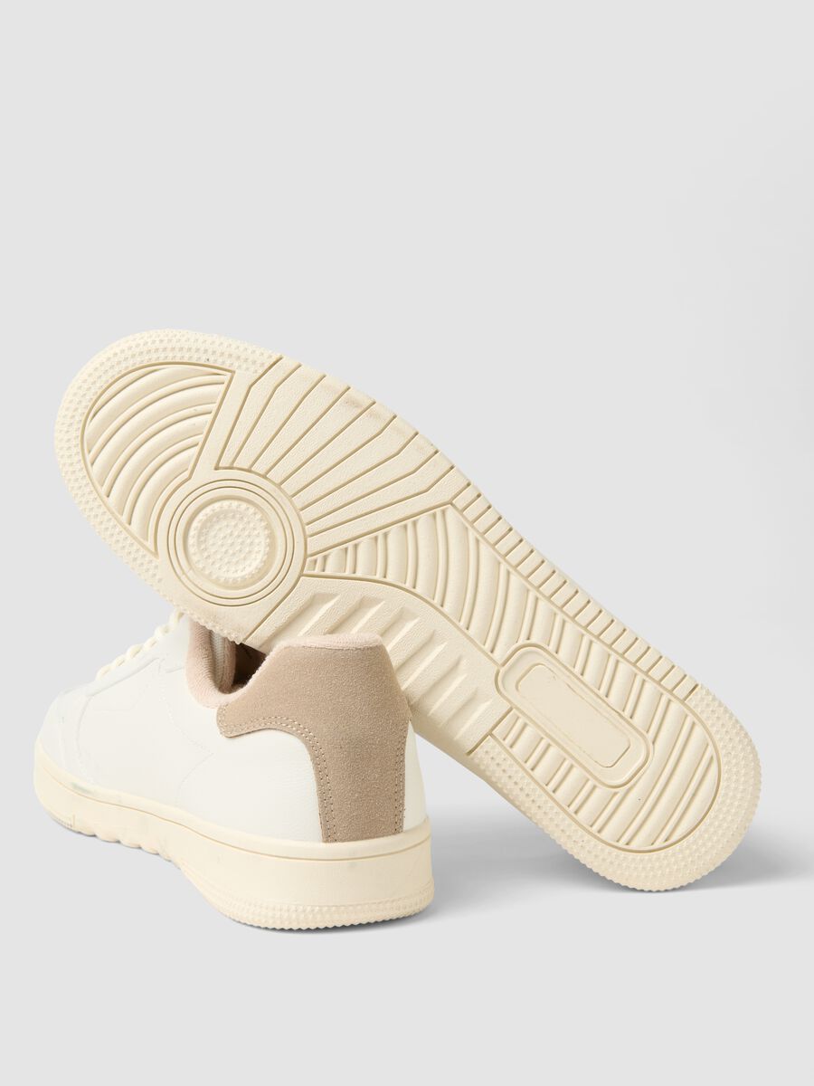 Sneakers bianche e beige regular fit_2