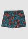 Multicolour tropical print swim shorts_4