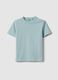 Children's blue crew neck t-shirt in pure cotton regular fit_0