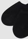 Pack of five black socks in stretch organic cotton_1