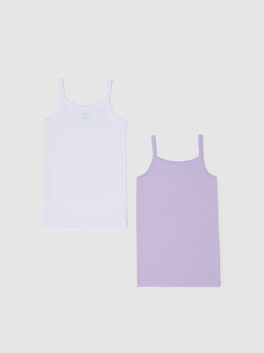 Girls' multicolour cotton vests in regular fit_1