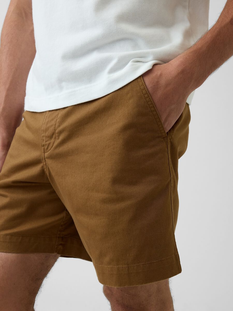 Stretch cotton shorts_4