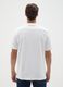 White Pure Cotton T-shirt with NFL logo_2