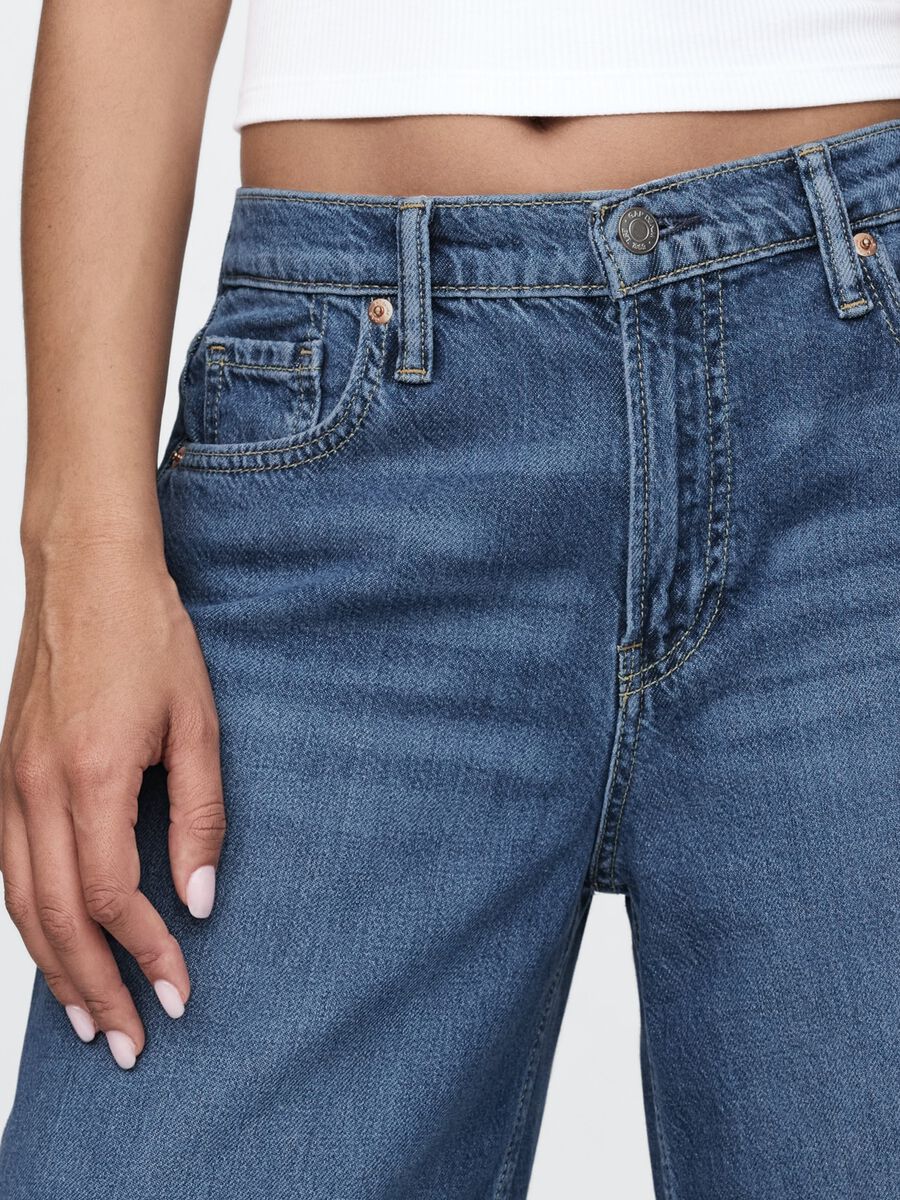 Wide Leg Denim Jeans Gap_6