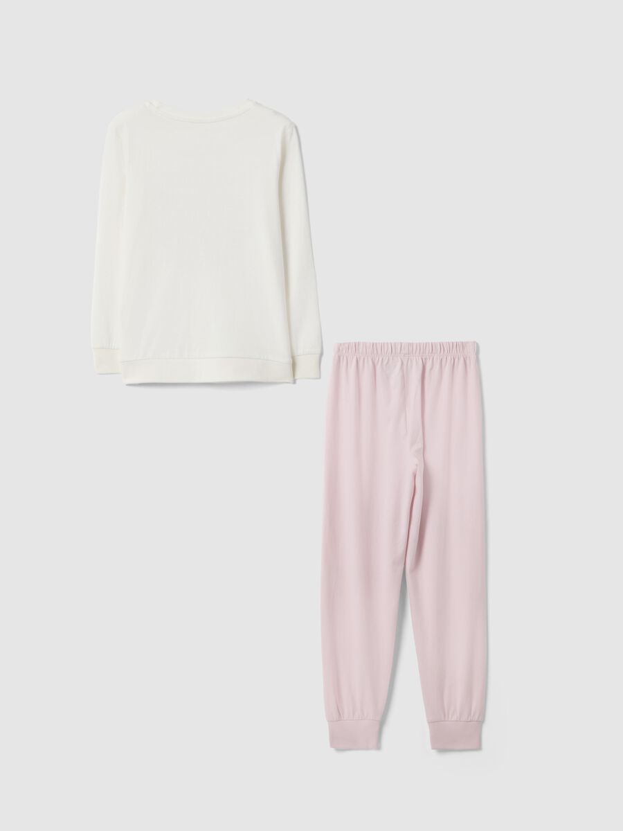 Pigiama in puro cotone multicolor regular fit per bambina_1