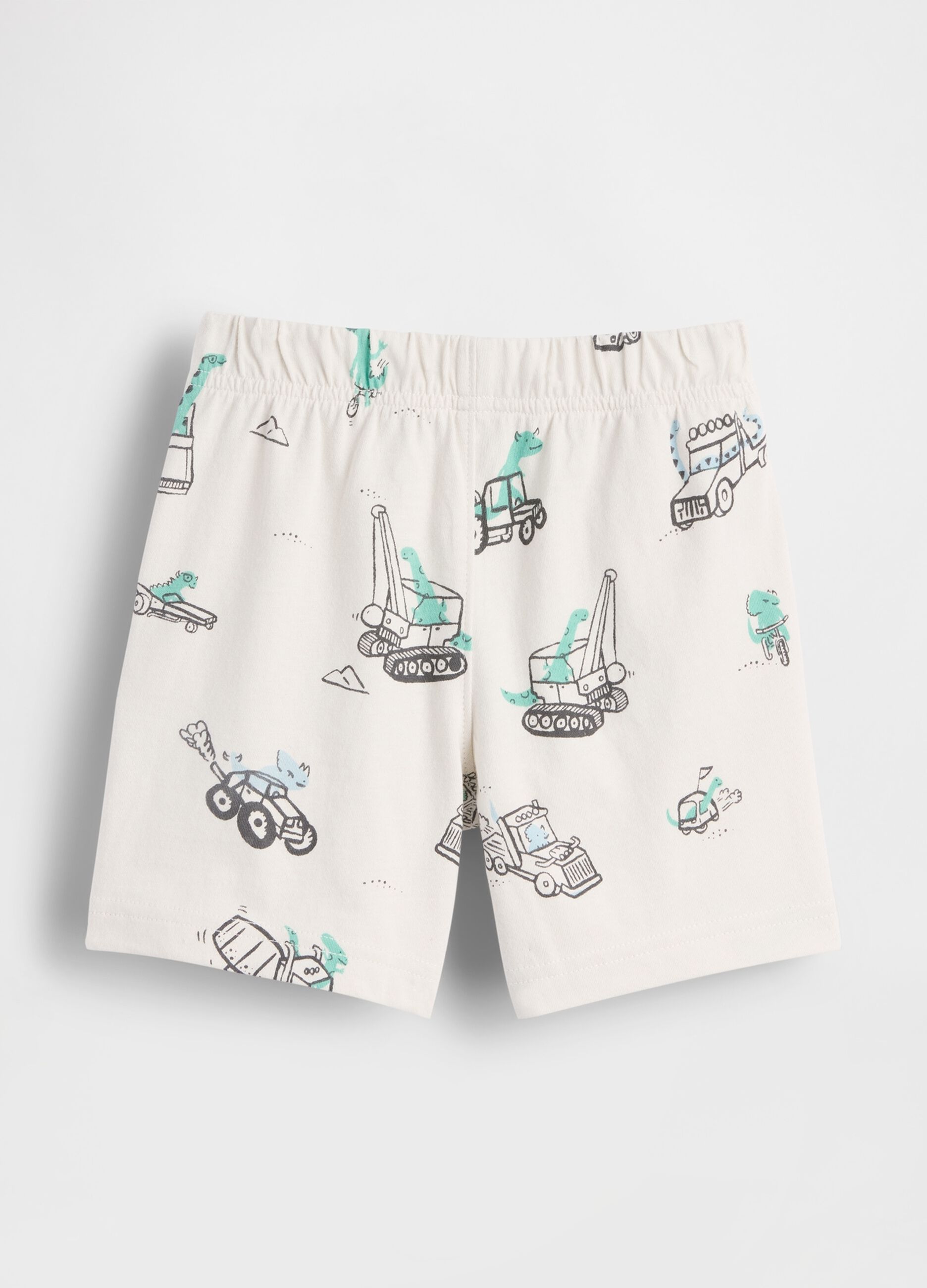 Pure cotton printed shorts
