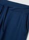 Pigiama blu navy in puro cotone organico con girocollo_1