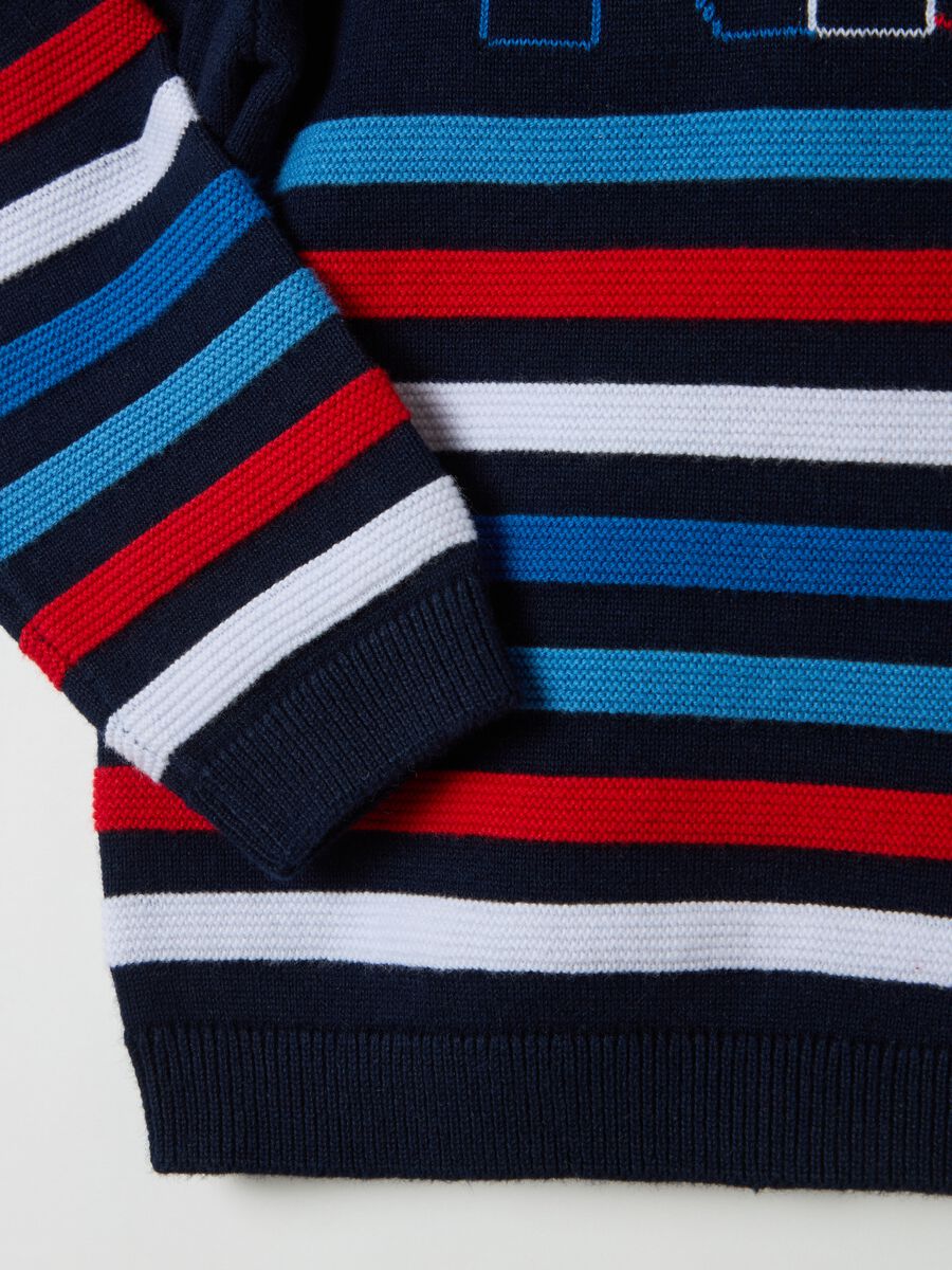 Striped pullover with "NYC" lettering_3
