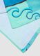 Blue pure cotton beach towel_2