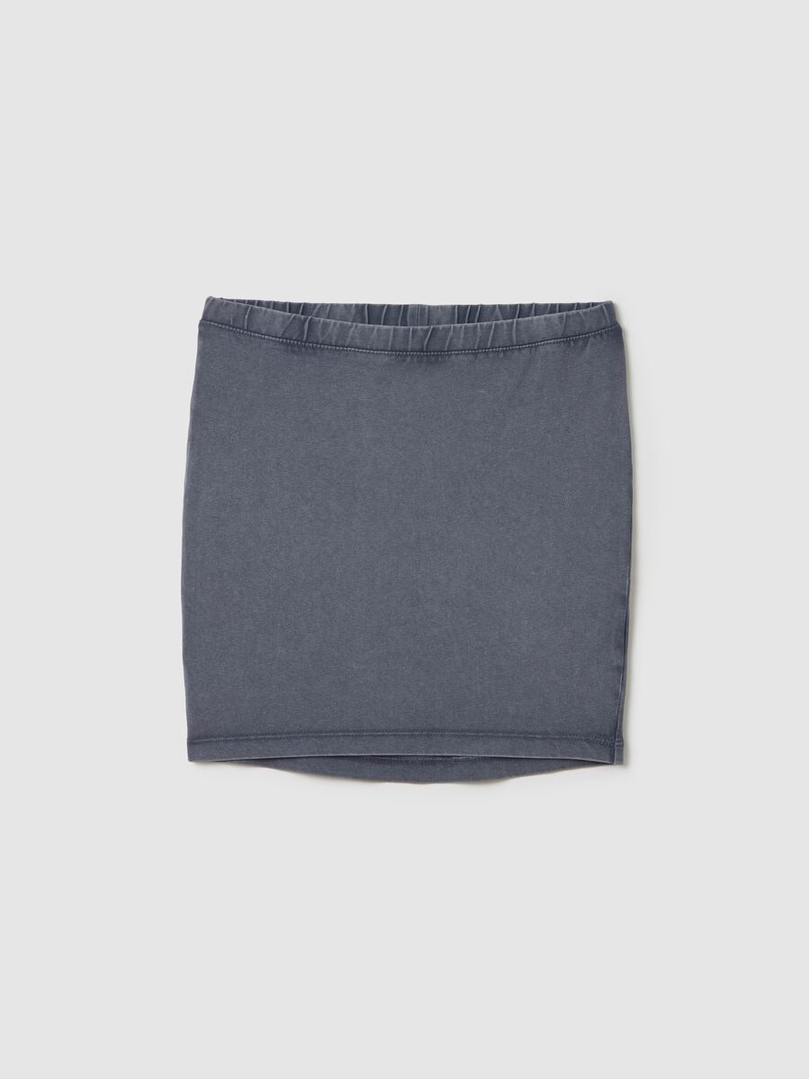Vintage Grey Mini Skirt_5