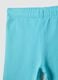 Light blue stretch cotton leggings for girls - skinny fit_2