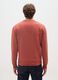 Red pure cotton regular fit jumper_2