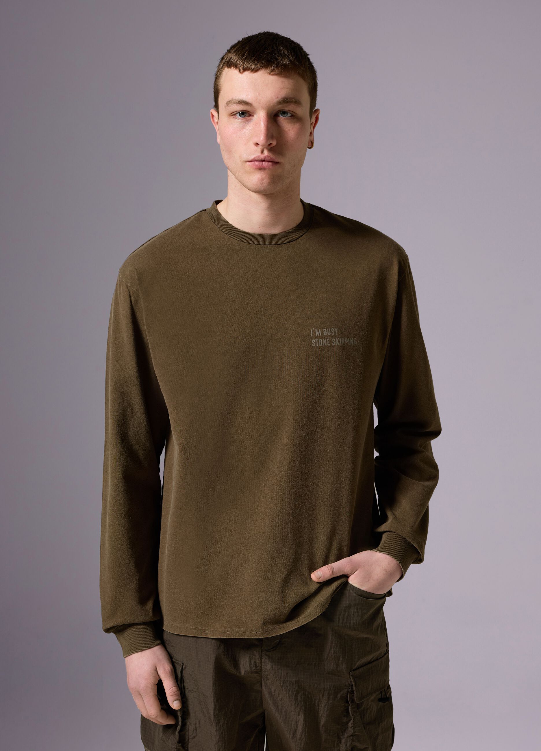 ALTAVIA long-sleeved T-shirt with print