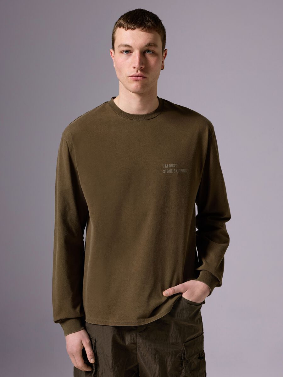 ALTAVIA long-sleeved T-shirt with print_0