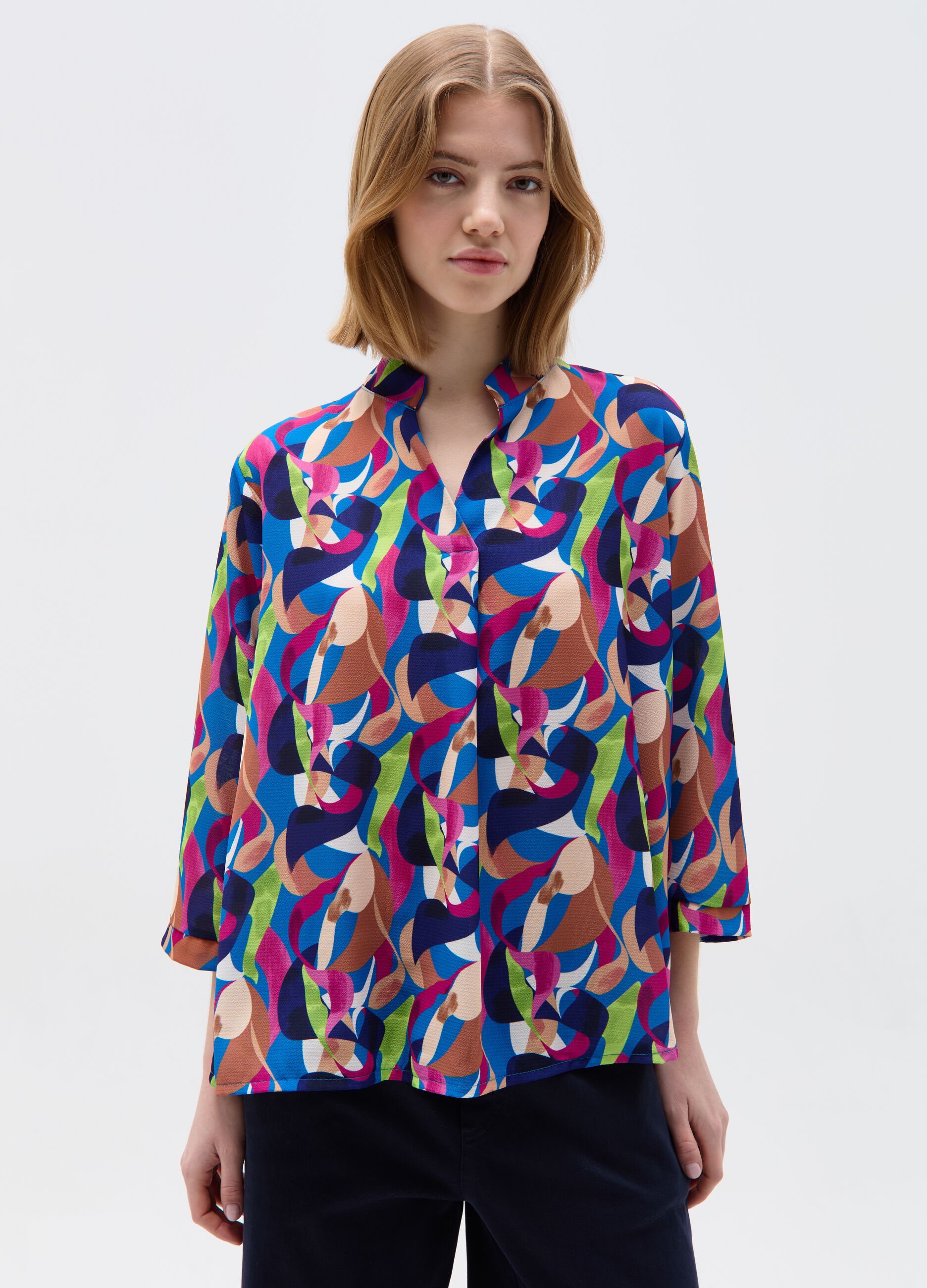 Ovs Blusa con stampa multicolore