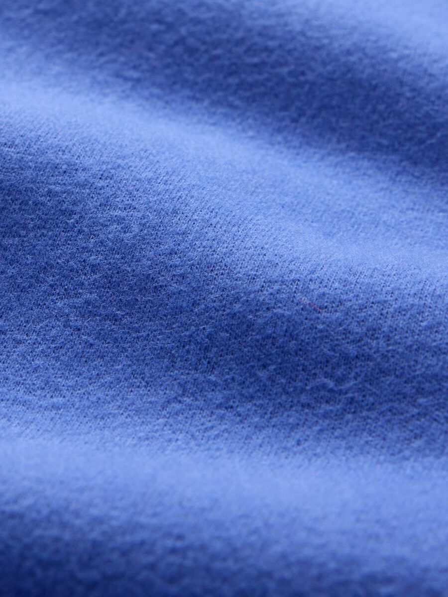 Blue joggers with elasticated edging_3