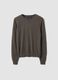 Grey crew-neck wool-blend jumper, regular fit_4