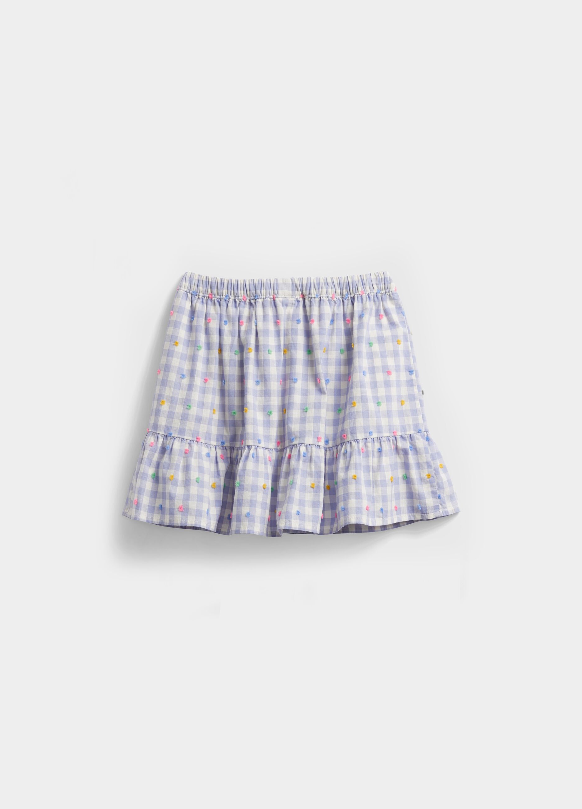 Skirt with Vichy pattern