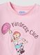 Pink pure cotton T-shirt with fringed sleeves and Toy Story print_2