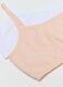 Girls' Multicolor Comfortable Cotton Bra Pack with Stretch_3