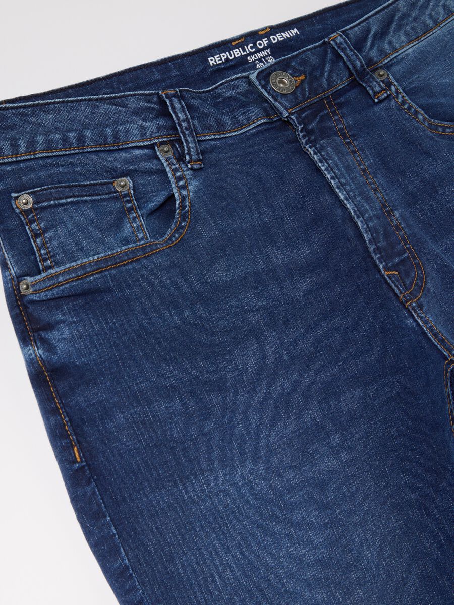 Skinny-fit jeans with acid wash_5
