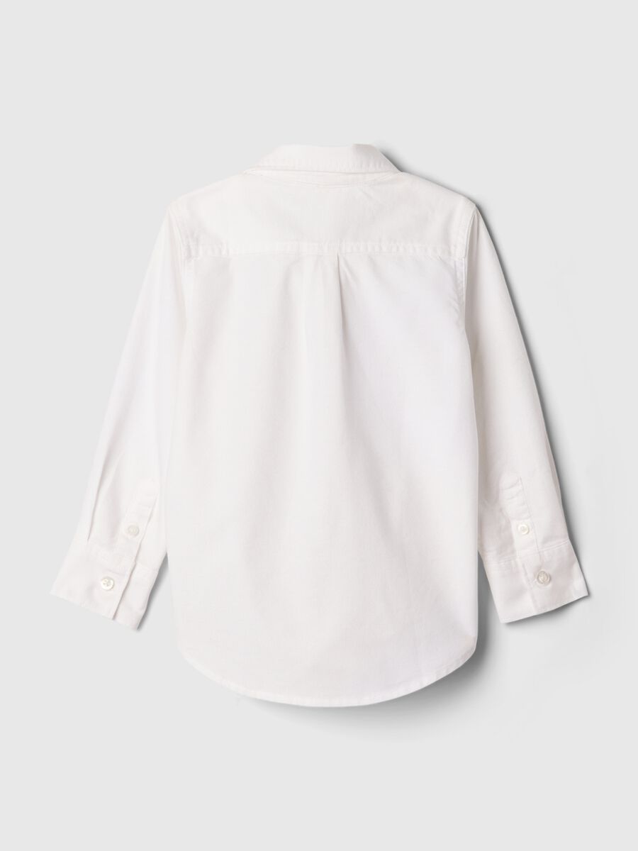 Camicia bianca elasticizzata per bambino_1