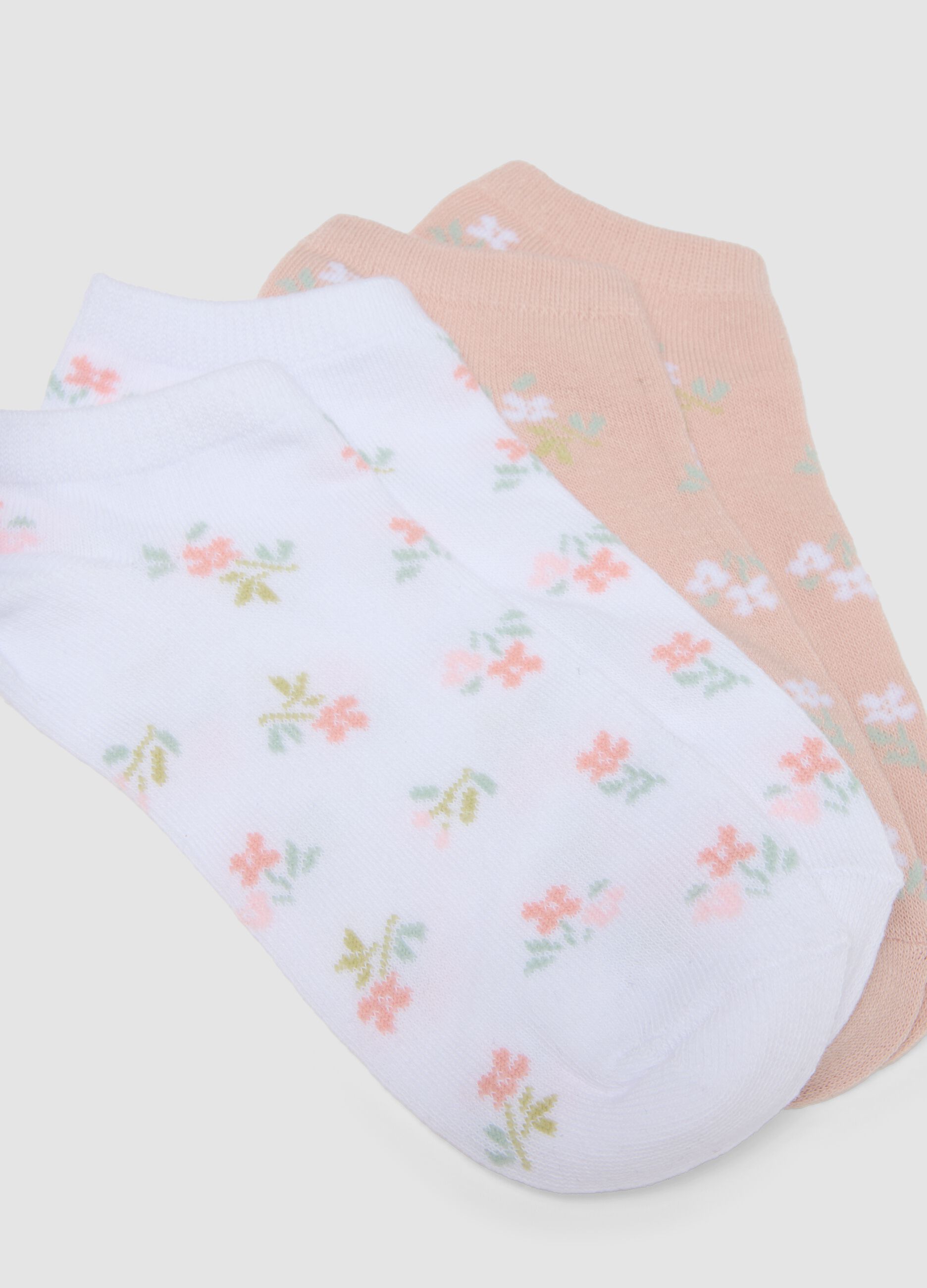 Seven-pack of multicolour socks in organic cotton blend