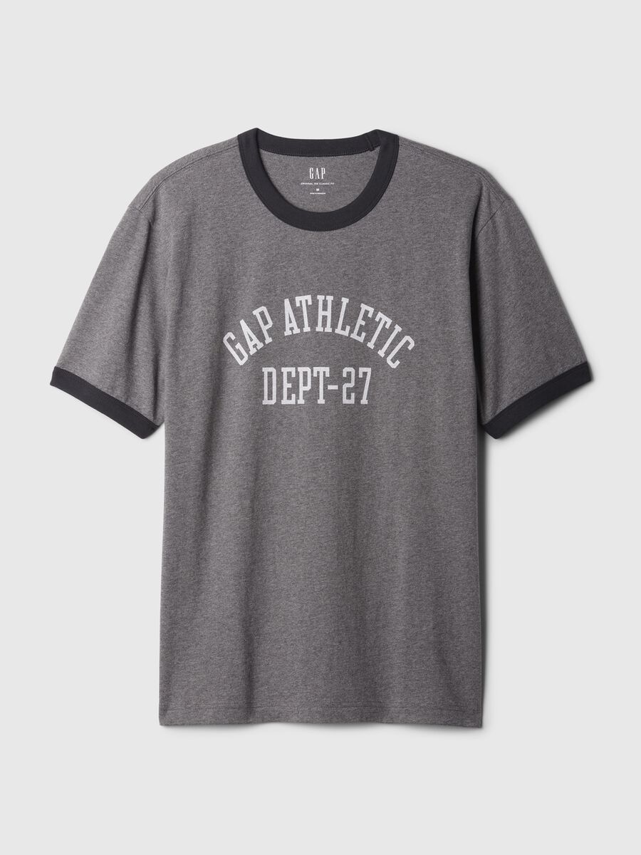 T-shirt in cotone con stampa logo_3