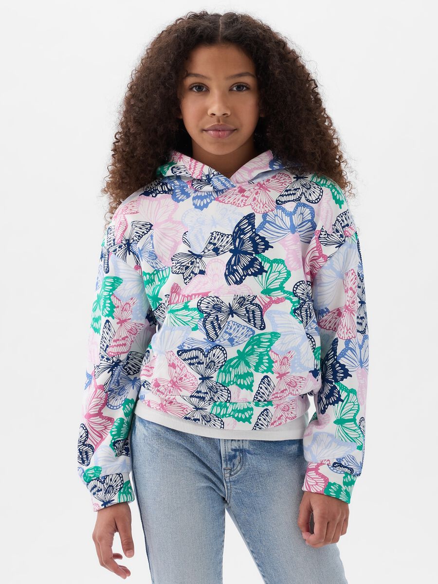 Felpa Ufficiale Cartoni Felpa Con Cappuccio Bluey Per Bambina