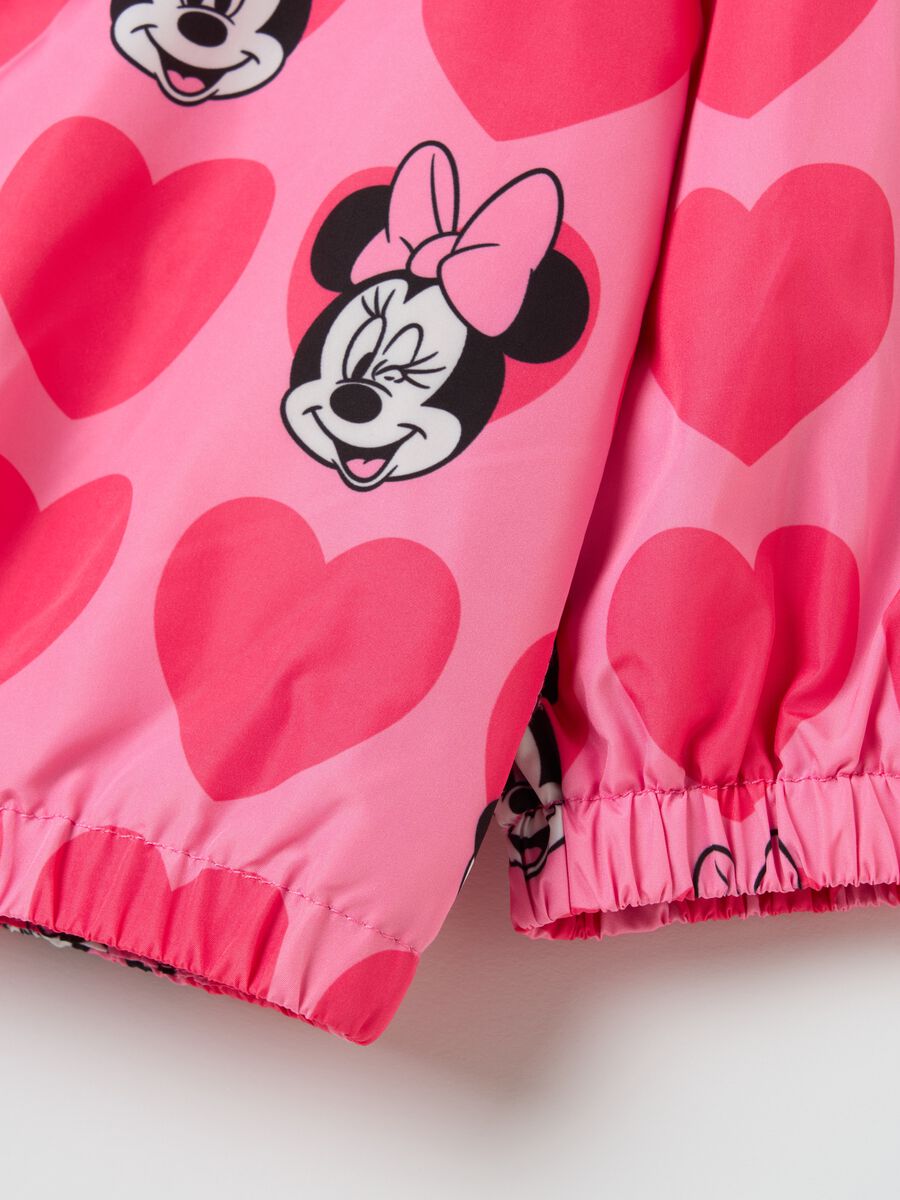 Jacket with hood and Minnie Mouse print_2