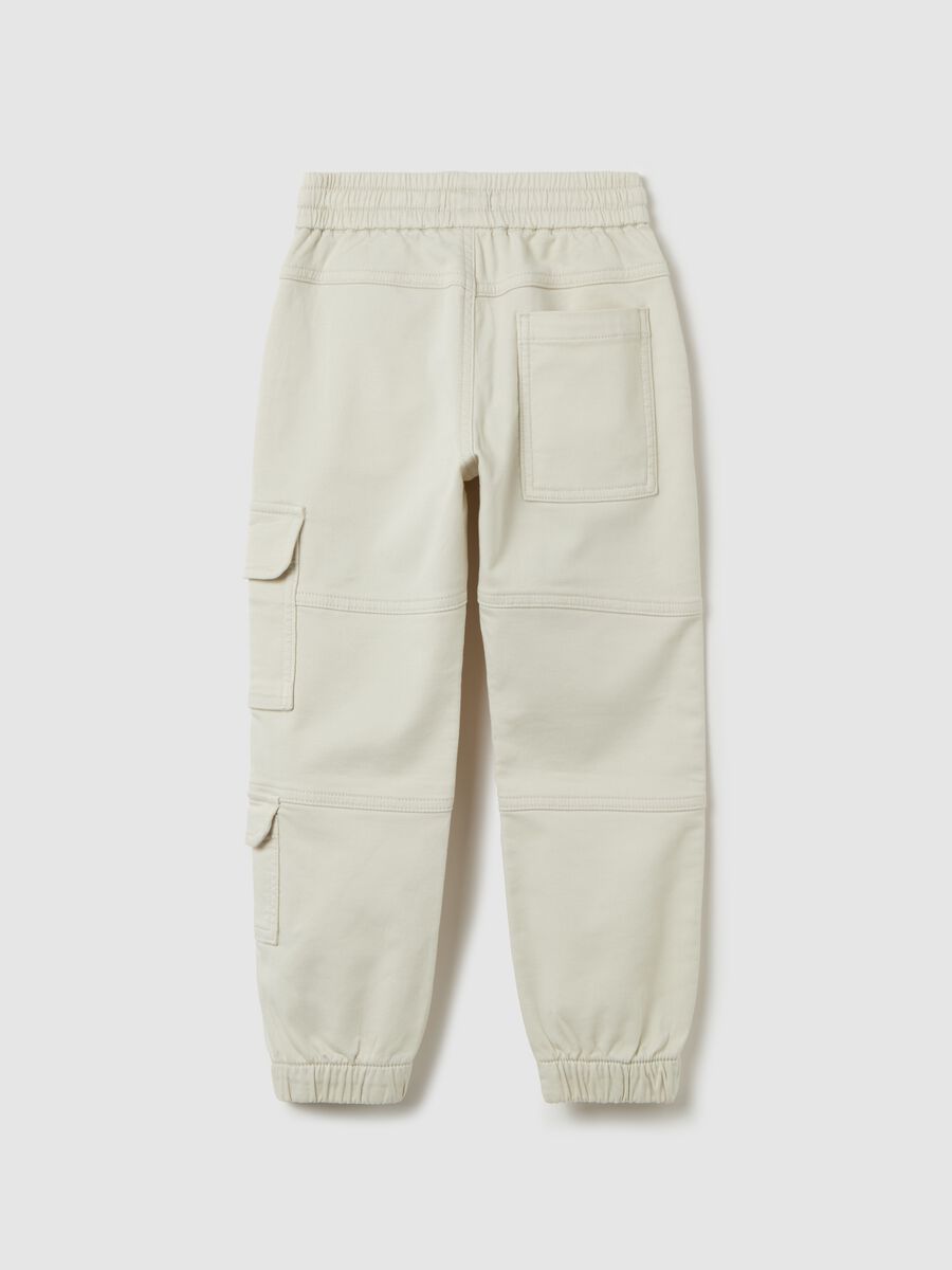 Cargo joggers with drawstring_1
