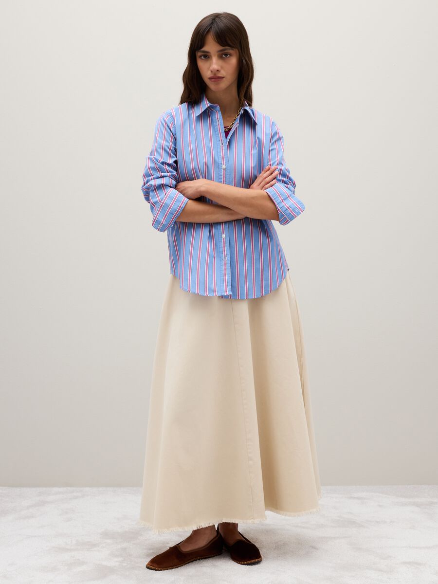 Multicolour pure cotton regular fit shirt_2