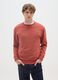 Red pure cotton regular fit jumper_1