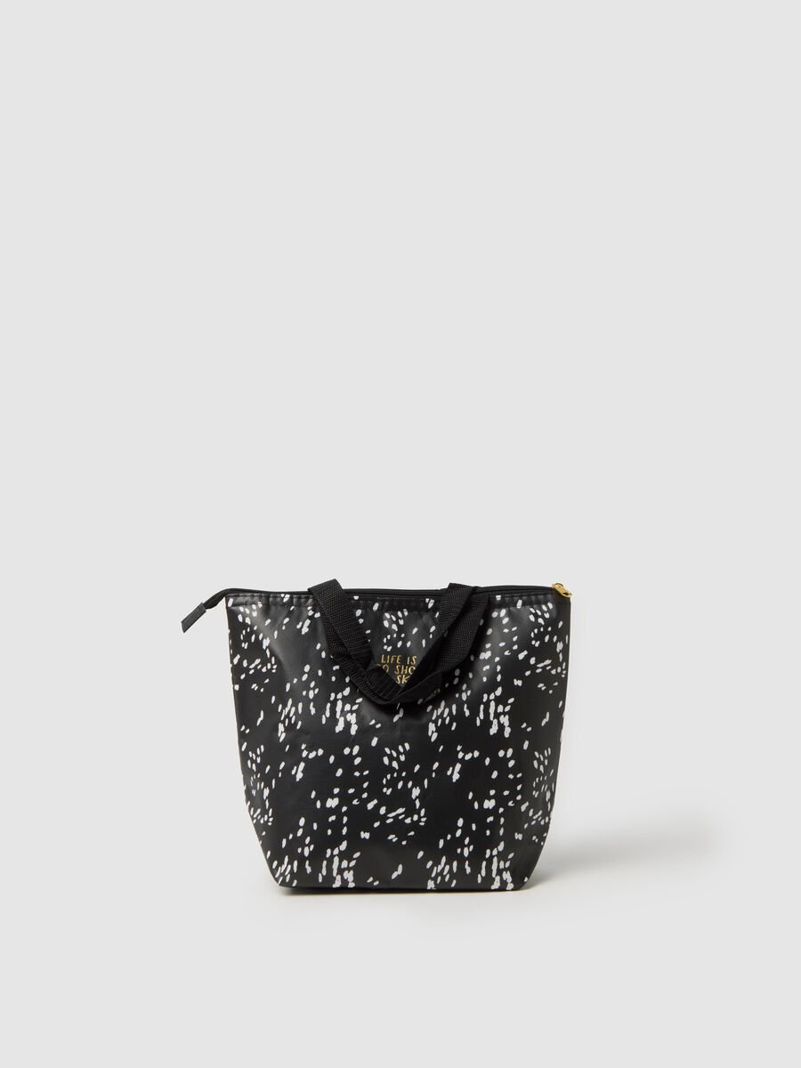 Multicolour paper bag with pattern_0