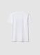 Boys' regular fit white pure cotton T-shirt with prints_4
