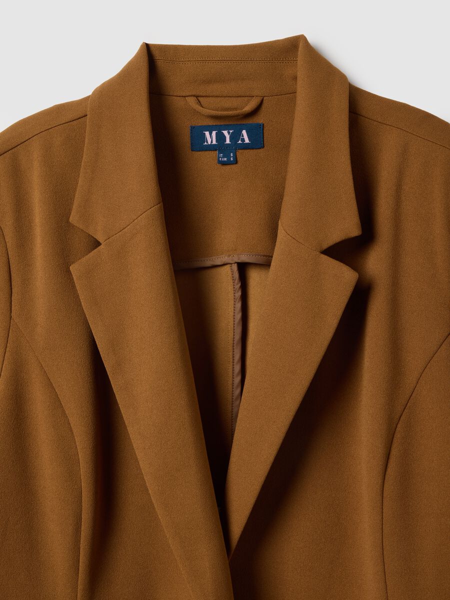 Blazer marrone regular fit_5