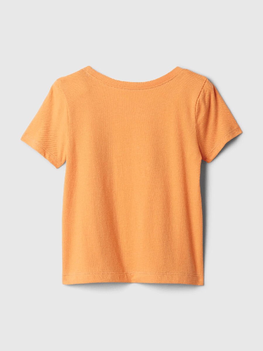Orange T-shirt with GAP logo_1